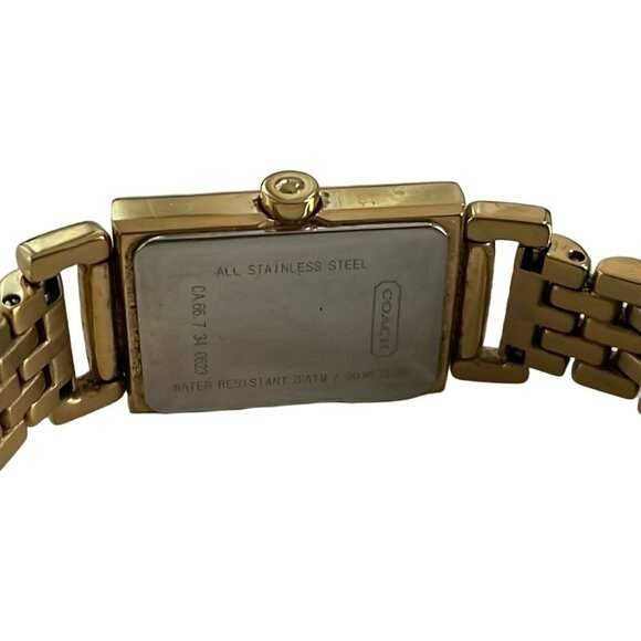 Auth COACH CA.66.7.34.0623 Unconfirmed Gold Women's Wrist Watch - Picture 4 of 5